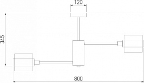 Люстра на штанге Eurosvet Arcada 70127/8 хром