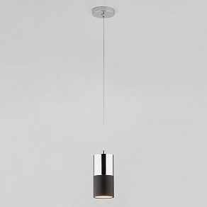 Подвесной светильник Eurosvet Mini Topper 50146/1 хром/черный