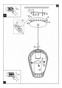 Подвесной светильник Eglo Vencino 94337