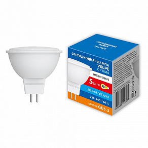 Лампа светодиодная Volpe  GU5.3 5Вт 6500K UL-00008834