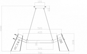 Подвесная люстра Zortes Dallas ZRS.90611.06