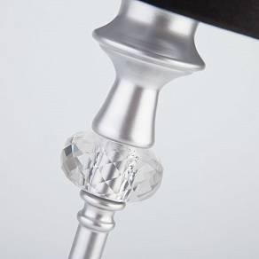 Настольная лампа декоративная Eurosvet Ofelia 01049/1 серебро