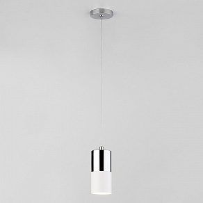 Подвесной светильник Eurosvet Mini Topper 50146/1 хром/белый