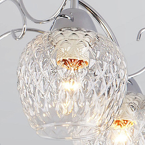 Люстра на штанге Eurosvet Benita 30142/5 хром