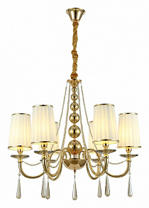 Подвесная люстра LUMINA DECO Fabione LDP 1200-6 F.GD