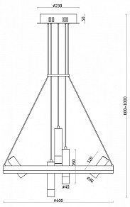 Подвесная люстра F-promo Daur 3097-7P