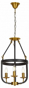 Подвесная люстра LUMINA DECO Berling LDP 8024-3 BK+MD