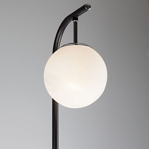 Торшер Eurosvet Globe 01038/1 хром/черный