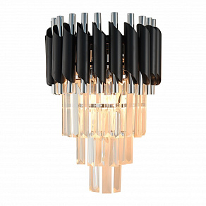 Накладной светильник Natali Kovaltseva Darian DARIAN 76017/2W CHROME BLACK