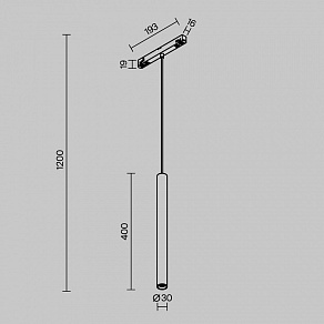 Подвесной светильник Maytoni Focus LED TR226-4-5WTW-M-DSZ-W