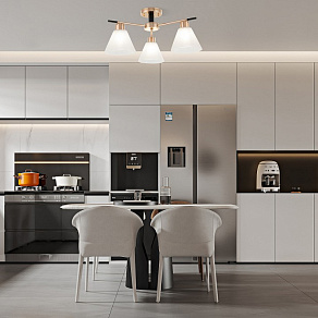 Потолочная люстра Arte Milano Napoli-322119 322119/3 FG+BK
