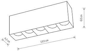 Накладной светильник Nowodvorski Midi Led 10058