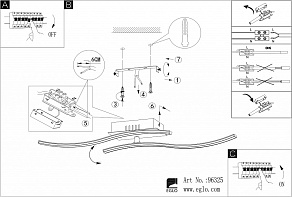 Накладной светильник Eglo ПРОМО Valmora 96325