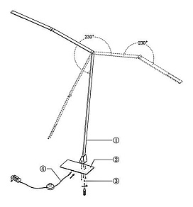 Торшер Globo Estelar 58230S