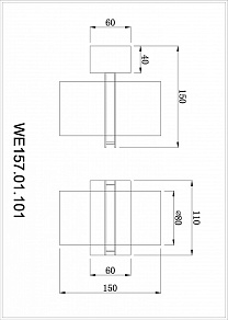 Бра Wertmark Paula WE157.01.101