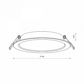 Встраиваемый светильник Nowodvorski Mykonos Led 10541