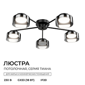 Потолочная люстра Apeyron Electrics  16-226