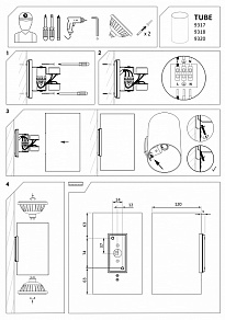 Накладной светильник Nowodvorski Tube 9318