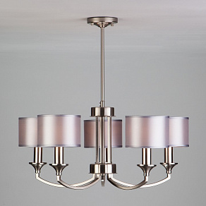 Люстра на штанге Eurosvet Diana 60067/5 сатин-никель