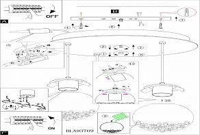 Подвесной светильник Eglo Montefio 1 93709