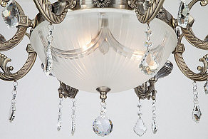 Подвесная люстра Eurosvet Venezuela 22585/8+3 античная бронза