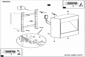 Накладной светильник Eglo ПРОМО Manfria 98095