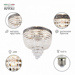 Накладной светильник Rivoli Benita Б0052473