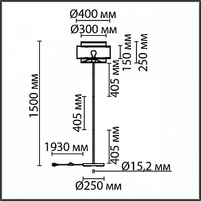 Торшер Lumion Launa 8043/1F