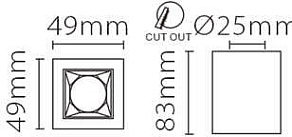 Накладной светильник Fiberli XC002 12120201