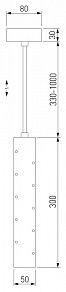 Подвесной светильник Elektrostandard Bong 50214/1 LED