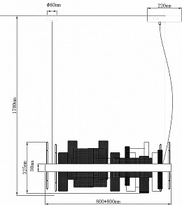 Подвесной светильник Wertmark Lotta WE461.02.303