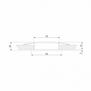 Встраиваемый светильник Elektrostandard Tetro 15276/LED