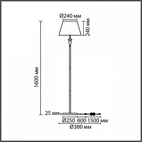 Торшер Lumion VERMONT 8275/1F