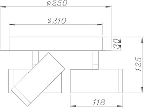 Накладной светильник Deko-Light Dabih 348035