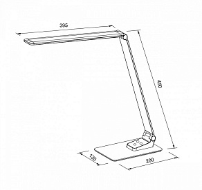 Настольная лампа офисная Mantra High School 6237