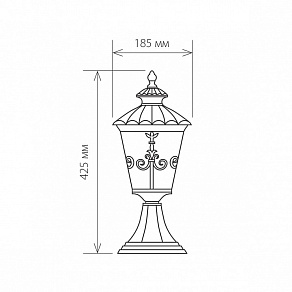 Наземный низкий светильник Elektrostandard Diadema a031660