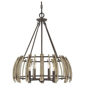 Подвесной светильник Quoizel Wood Hollow QZ/WOODHOLLOW/5P