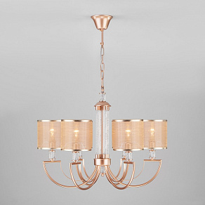Подвесная люстра Eurosvet Licata 60099/6 перламутровое золото