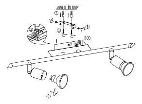 Бра Globo Grosetto 5730-2