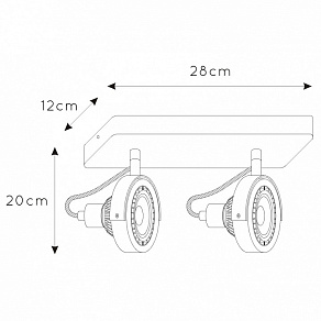 Спот Lucide Tala Led 31931/24/30