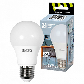 Лампа светодиодная Jazzway  E27 24Вт 5000K FLL- A60 24w E27 5000K