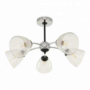 Люстра на штанге Arte Milano Napoli-329007 329007/5 CR.BK