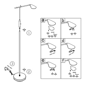 Торшер Globo Fylson 58149S