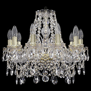 Подвесная люстра Bohemia Ivele Crystal 1411 1411/10/160/G