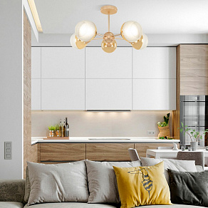 Люстра на штанге Arte Milano Napoli-327007 327007/5 GD