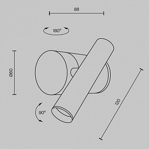 Бра Maytoni Utility MOD433WL-L3B3K1