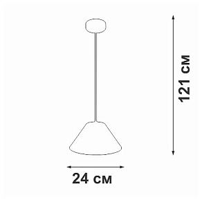 Подвесной светильник Vitaluce V1876 V1876-1/1S