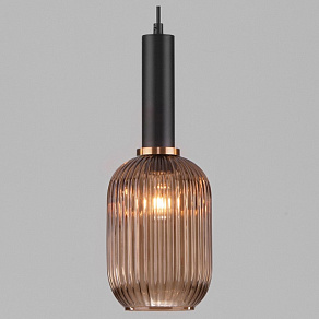 Подвесной светильник Eurosvet Bravo 50181/1 янтарь