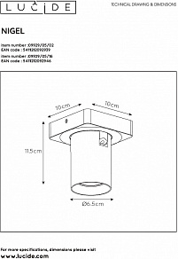 Спот Lucide Nigel 09929/05/16
