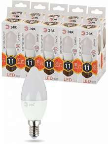 Лампа светодиодная Эра Стандарт E14 11Вт 2700K LED B35-11W-827-E14